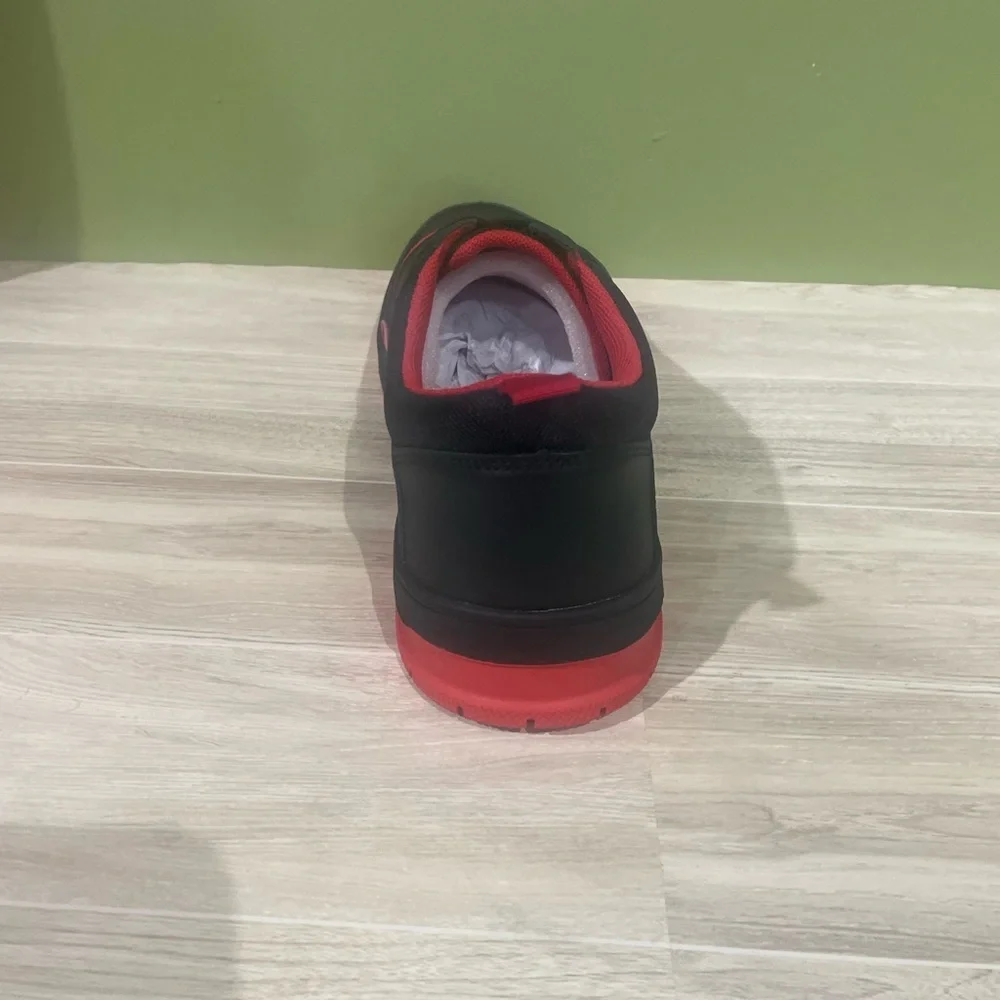 Barabas shoes Men's Black and Red Sneakers Casual - Picture 4 of 5